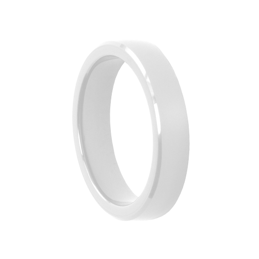Ceramic white VezoPay ring